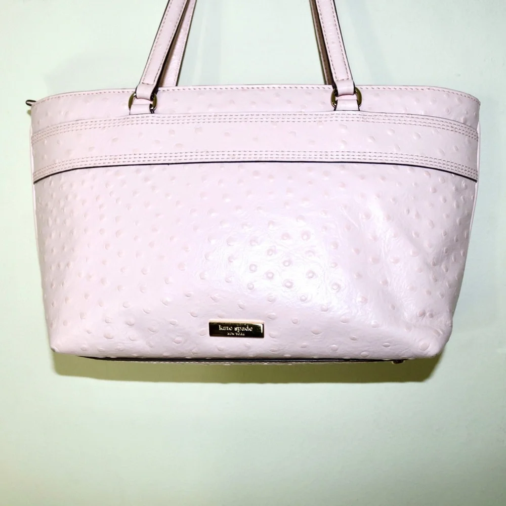 Kate Spade New York Medium Harmony Valencia Road Tote Bag in Beige Pink